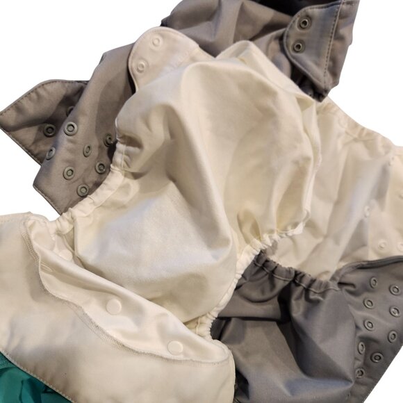 Reusable Cloth Diaper Covers Adjustable Snap Closure Waterproof For Babies Newbo - Picture 2 of 2